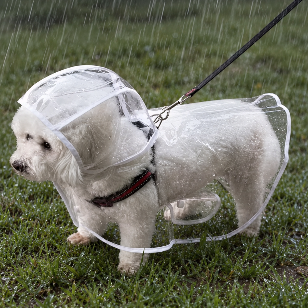 Chubasquero Transparente para Perros